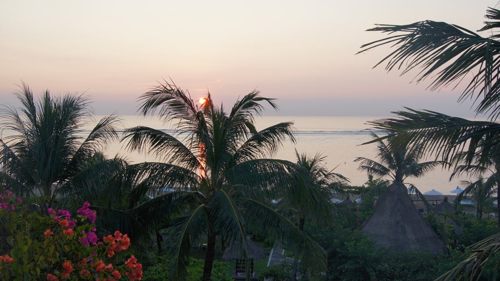     (Balinese sunrise)